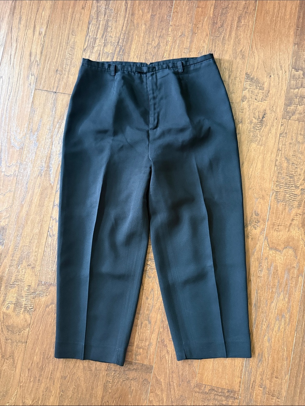 JohnPaulRichard Black Dress Trousers - Tailored Front Pleats